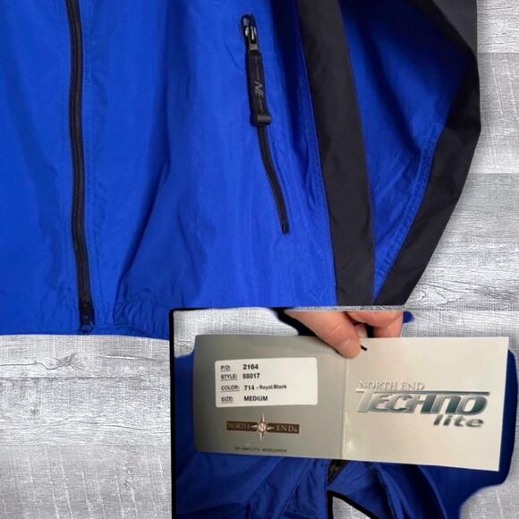 Vintage 90s Doral Branded Windbreaker Jacket NEW Med Packable Advertising Promo - Picture 7 of 9